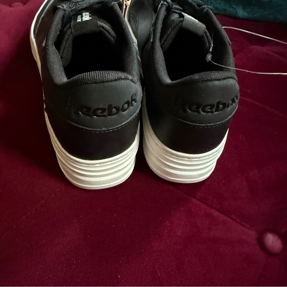 Reebok - Club C Double Geo Platform Sneaker - Black/White - Women’s 8 - Picture 8 of 9